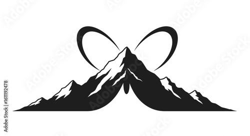 Infinity Mountain Logo Design