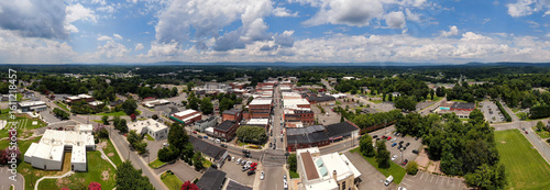 Canvastavla Day Time Drone Images of Downtown Mt