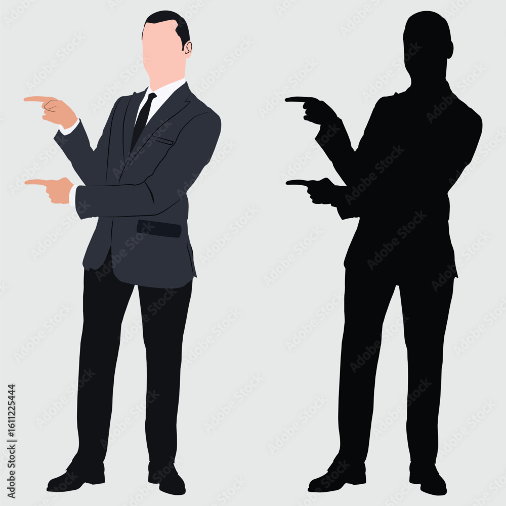 silhouette of business people silhouette of business people