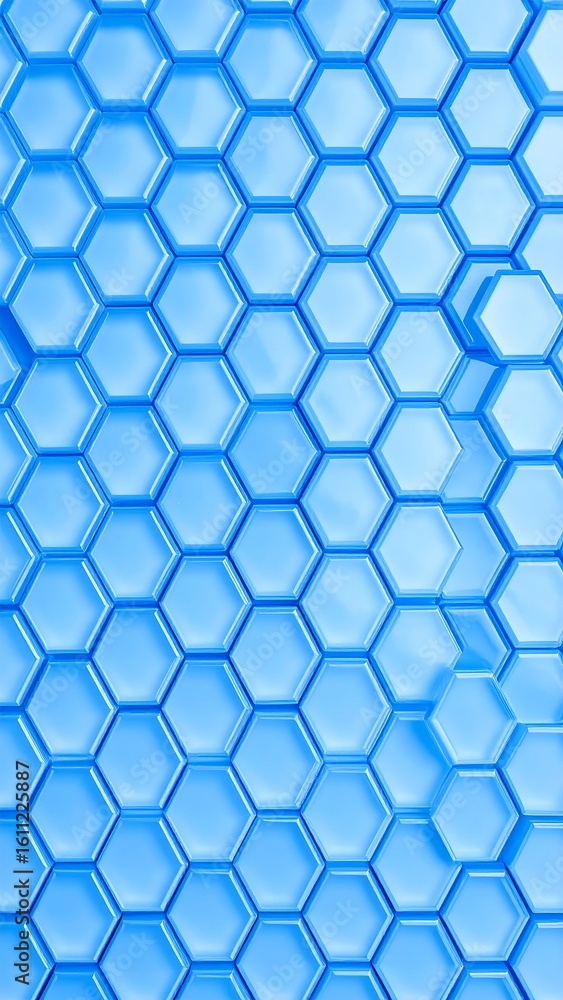Naklejka premium Abstract hexagonal pattern