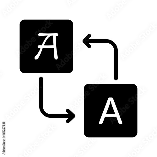 translation glyph icon