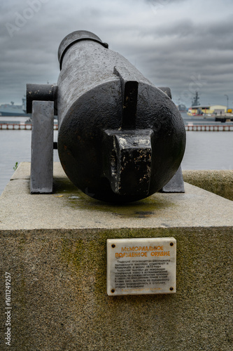 cannon in the port