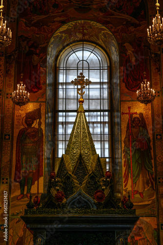 church window in the church