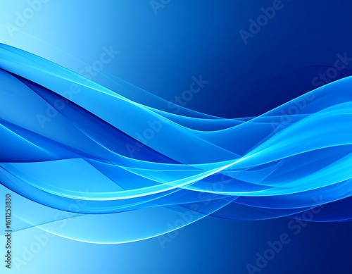 Abstract blue wave design (3)