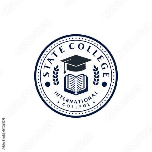 University and College High School Education Crests and Logo Emblems