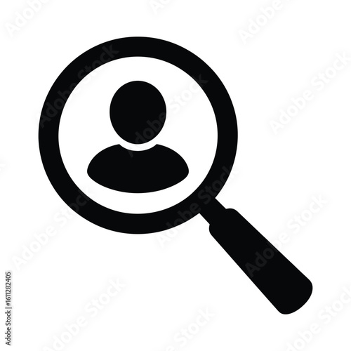 Magnifying Glass Searching for User Profile