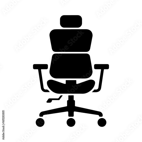 Black office chair