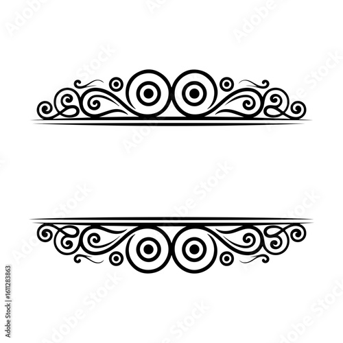 Decorative vector frame