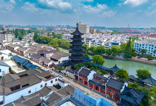 Photography Sijing Ancient Town, Songjiang District, Shanghai, China