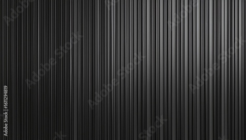 black vertical lines plastic siding realistic texture dark metal striped roof sheet seamless pattern gray corrugated fence background line industrial wall panel horizontal roofing banner
