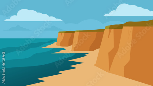 Coastal views abound with the serene beauty of beaches, the vast expanse of the sea, and rugged rocks under a clear sky, inviting summer travel and peaceful contemplation of nature's landscape