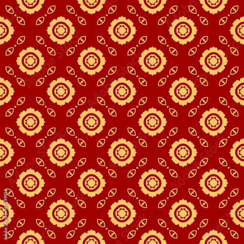 red ethnic ikat geometric tribal aztec seamless pattern. design for background, notebook cover, carpet, cloth, batik, textile, paper print, sarong, card, floor, curtain, fabric print, ceramic