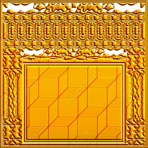 abstract background with gold bars, 3d wall art panel design, ideal for wall art design, luxury, fashion, decorative themes, and projects.