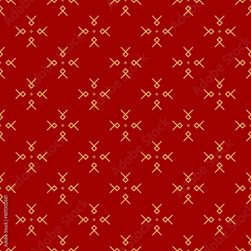 red ethnic ikat geometric tribal aztec seamless pattern. design for background, notebook cover, carpet, cloth, batik, textile, paper print, sarong, card, floor, curtain, fabric print, ceramic