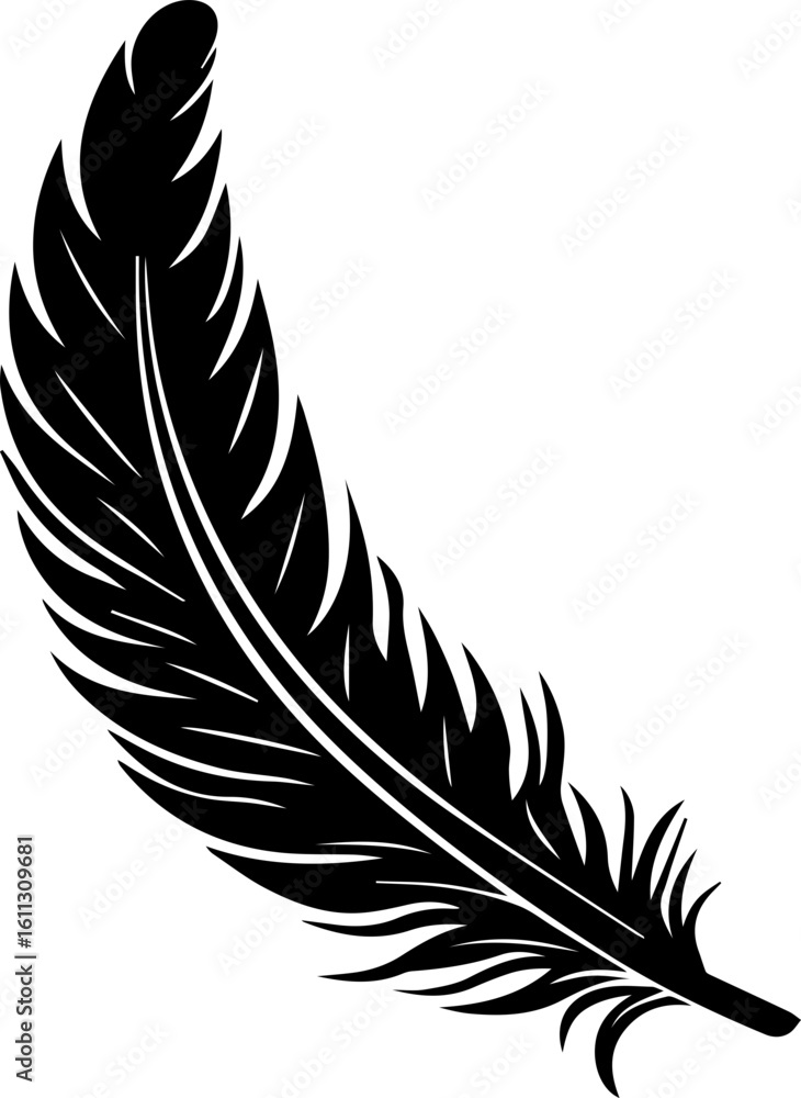 Obraz premium Magic Grimoire Vector Illustration in Black and White