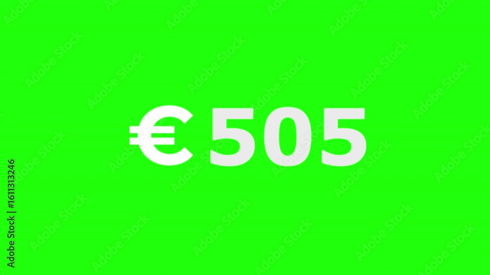 animated euro counting green screen 4k video for video editing animated euro counting green screen 4k video for video editing
