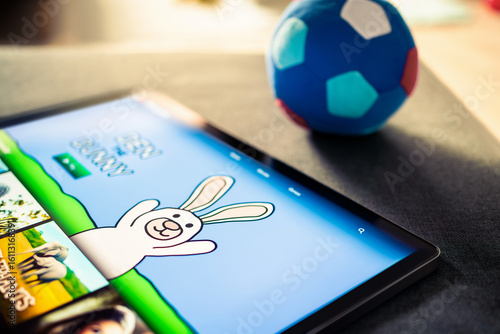 Obraz na plátně Tablet for kids