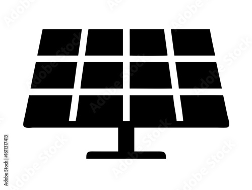solar panel icon vector illustration