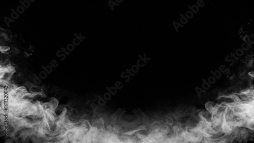 Wallpaper Mural smoke on black background Torontodigital.ca