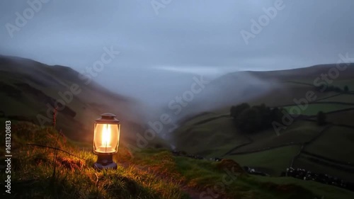 morning in the mountains