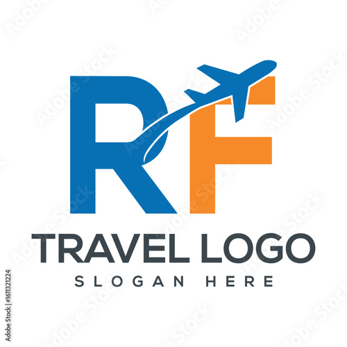 RF Travel Logo Design
