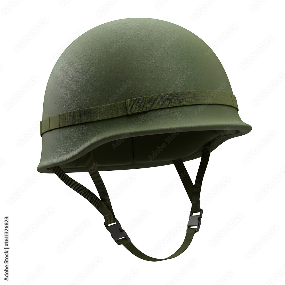 Fototapeta premium Military Helmet, isolated on transparent background