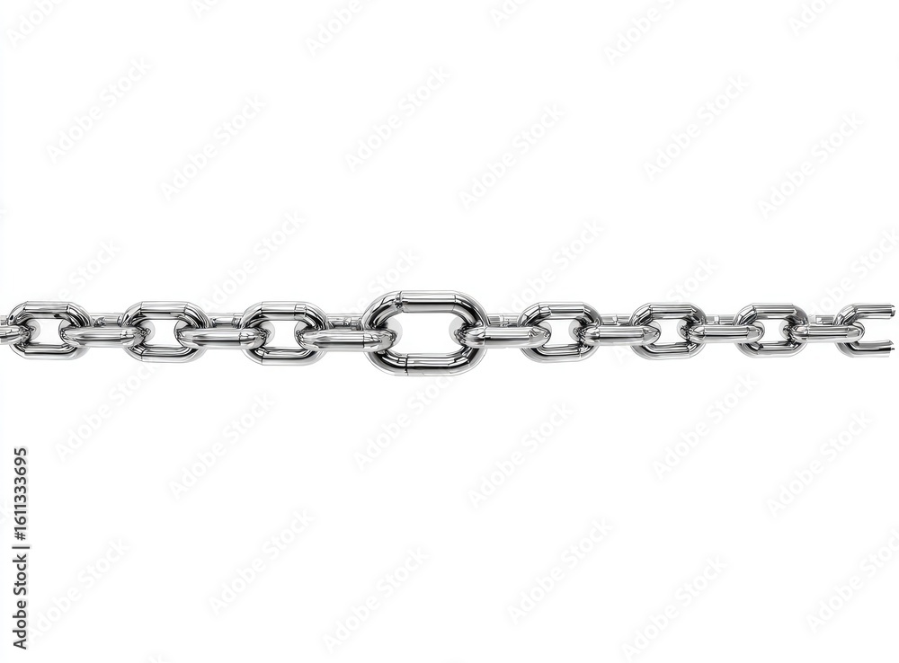 Obraz premium Steel chain links