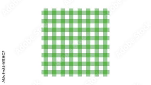 Fresh green gingham pattern for stylish backgrounds, perfect for summer picnics, food blogs, and elegant design projects