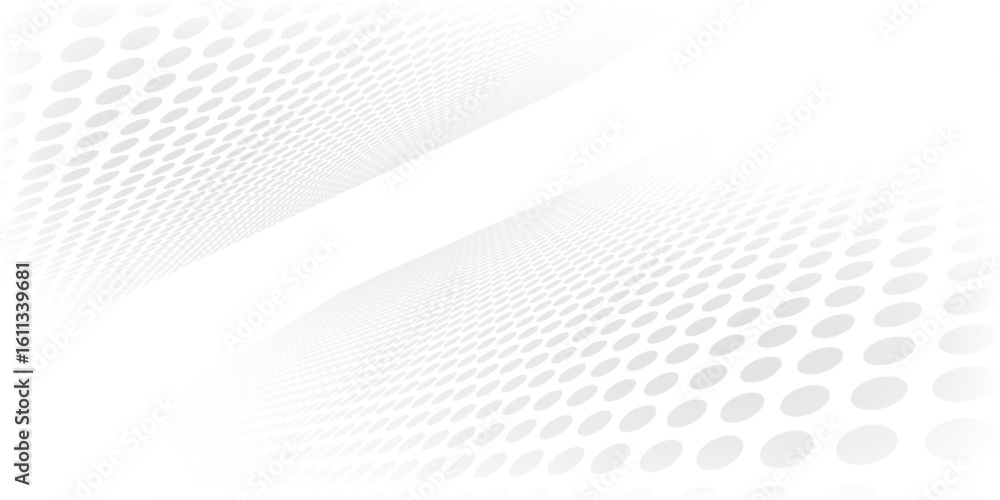 Naklejka premium Halftone abstract background vector dot pattern gradient