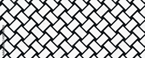 Black and white basketweave background. Abstract background