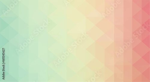 Abstract geometric background featuring a gradient of pastel colors with triangular shapes.