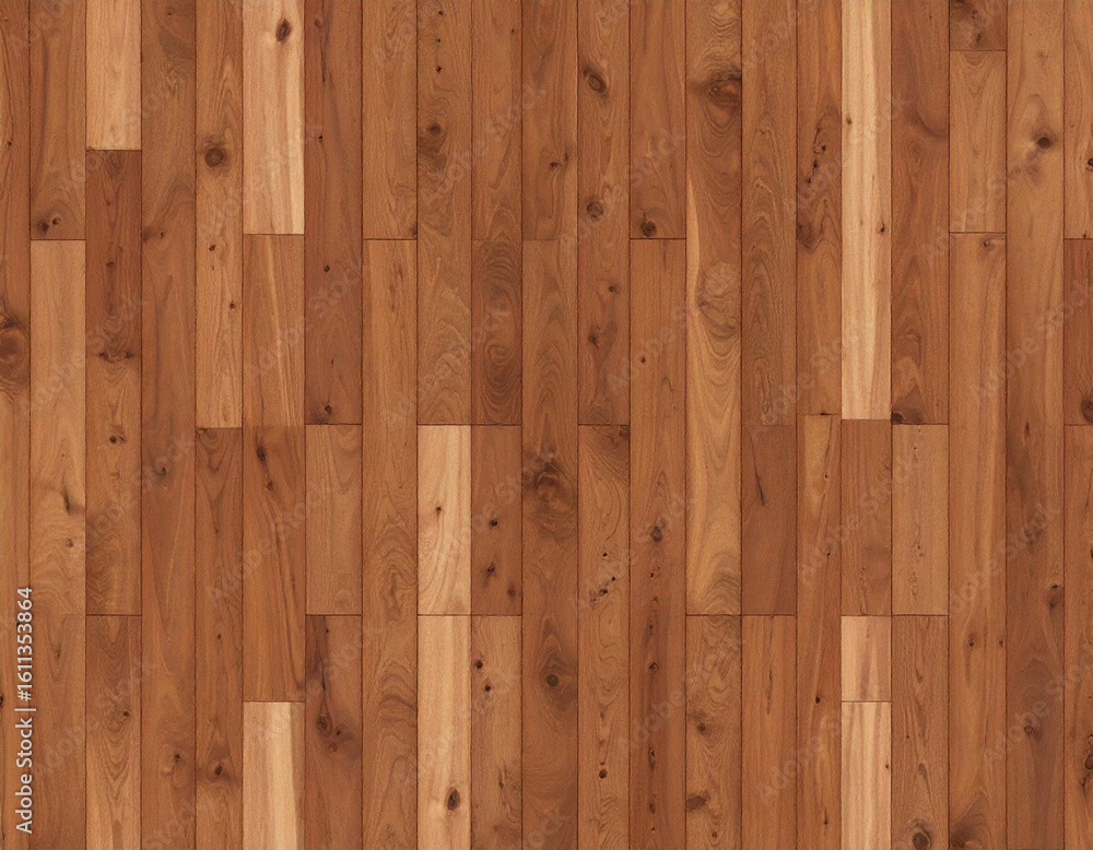 Fototapeta premium Narrow vertical random wood flooring plank texture