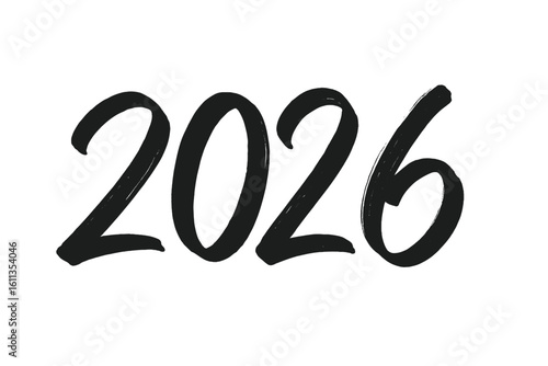 Golden 2026 New Year number design vector illustration. Luxury gold typography for celebration poster, banner, website header, calendar cover, greeting card element