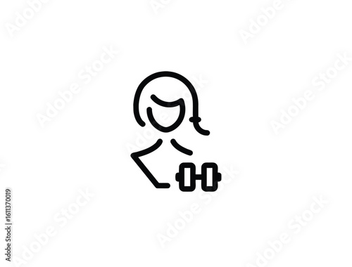 Sport and Fitness set of web icons in line style. Gym and fitness icons for web and mobile app. Healthy lifestyle, exercise, diet, nutrition, weight training, body care, workout.