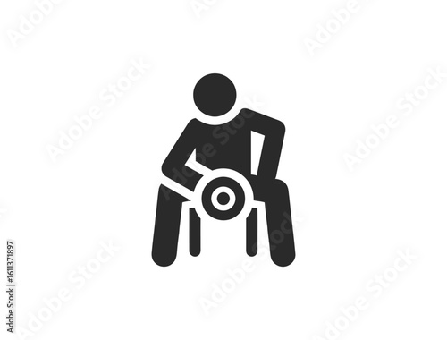 Sport and Fitness set of web icons in line style. Gym and fitness icons for web and mobile app. Healthy lifestyle, exercise, diet, nutrition, weight training, body care, workout.