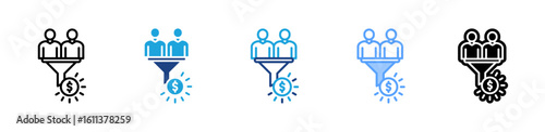Leads icon sheet multiple style collection