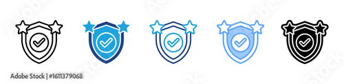 Trust icon sheet multiple style collection
