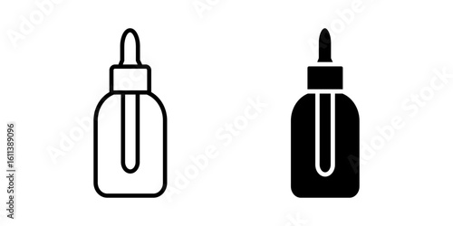  facial serum icon white on background