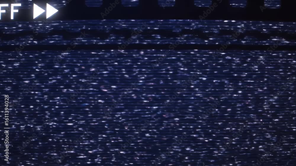 Vhs Background Loop Retro VHS VCR Fast Forward Static Screen Loop with Analog Noise and ...