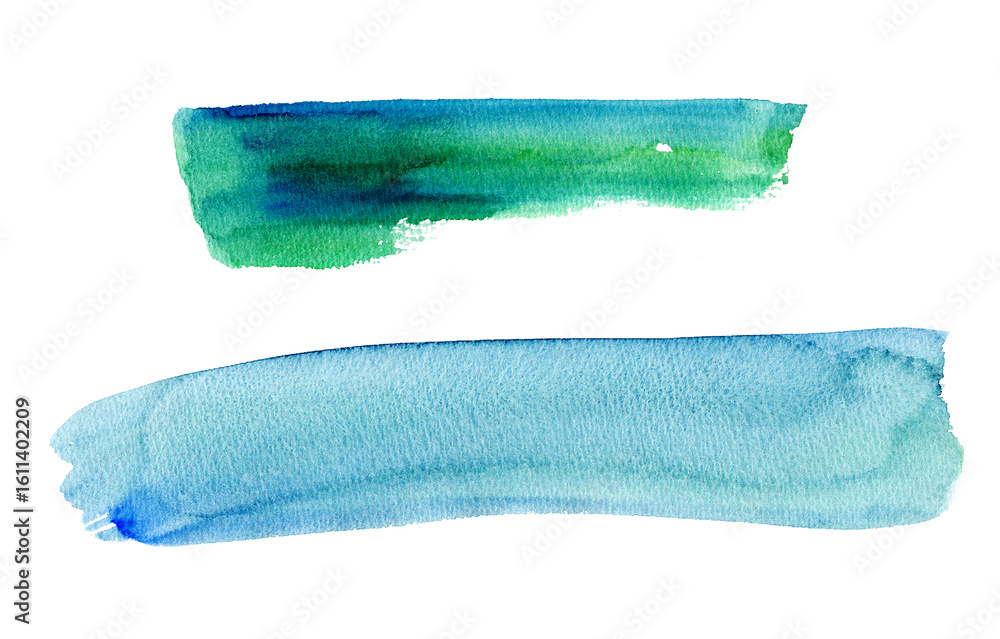 Fototapeta premium 水彩の手描き素材。