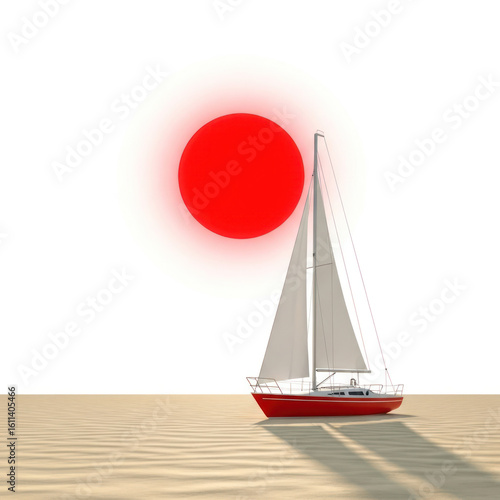 sailboat on the sea