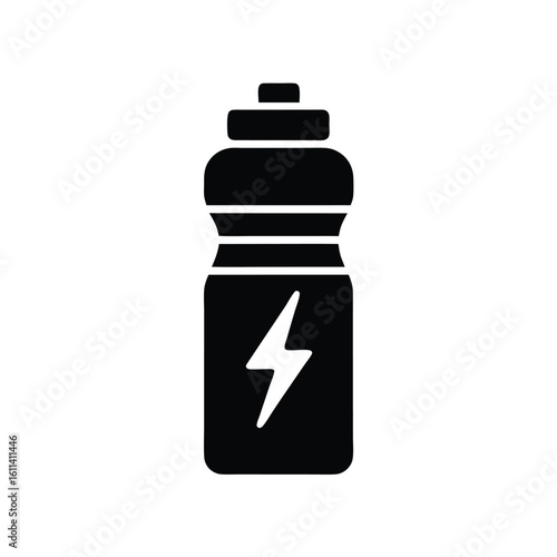 Energy Drink Bottle Icon A Powerful Symbol of Fuel and Invigoration