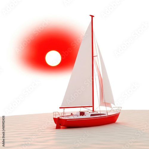 sailboat on the sea