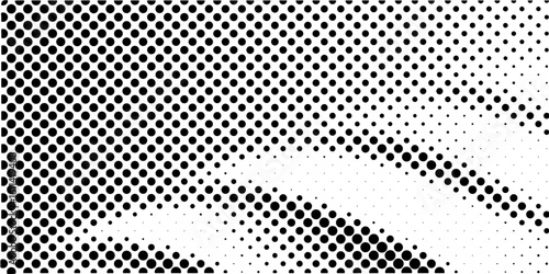 Abstract halftone dotted background. Futuristic grunge pattern, dots, waves. Vector modern pop art style texture for posters, sites, business cards. vector ilustration