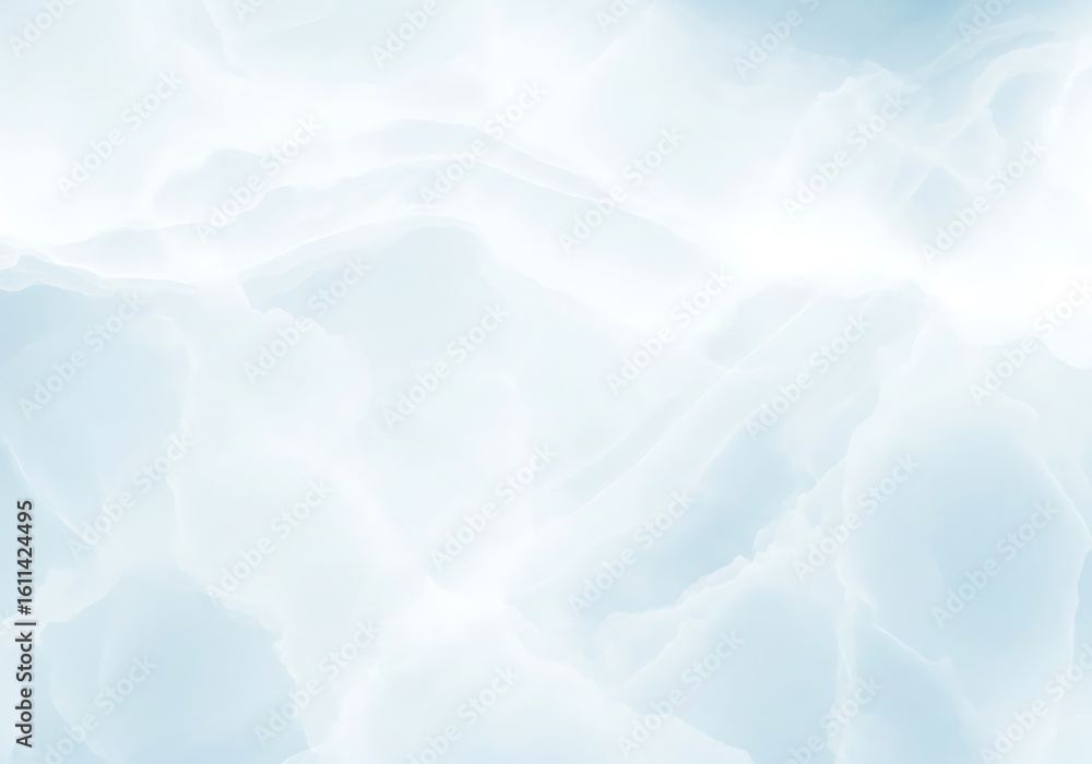 Obraz premium Ethereal Light Blue Wisps Creating a Sense of Calm and Serenity