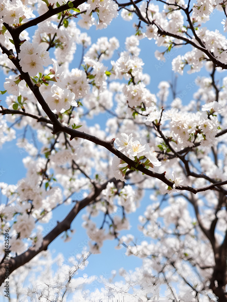 Obraz premium arbres en fleurs