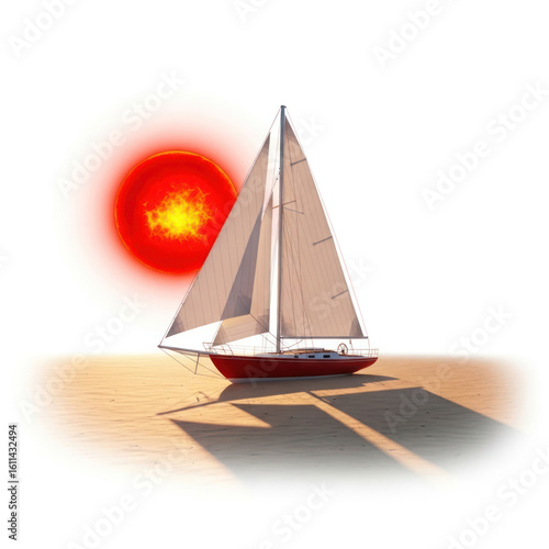 sailboat on the sea