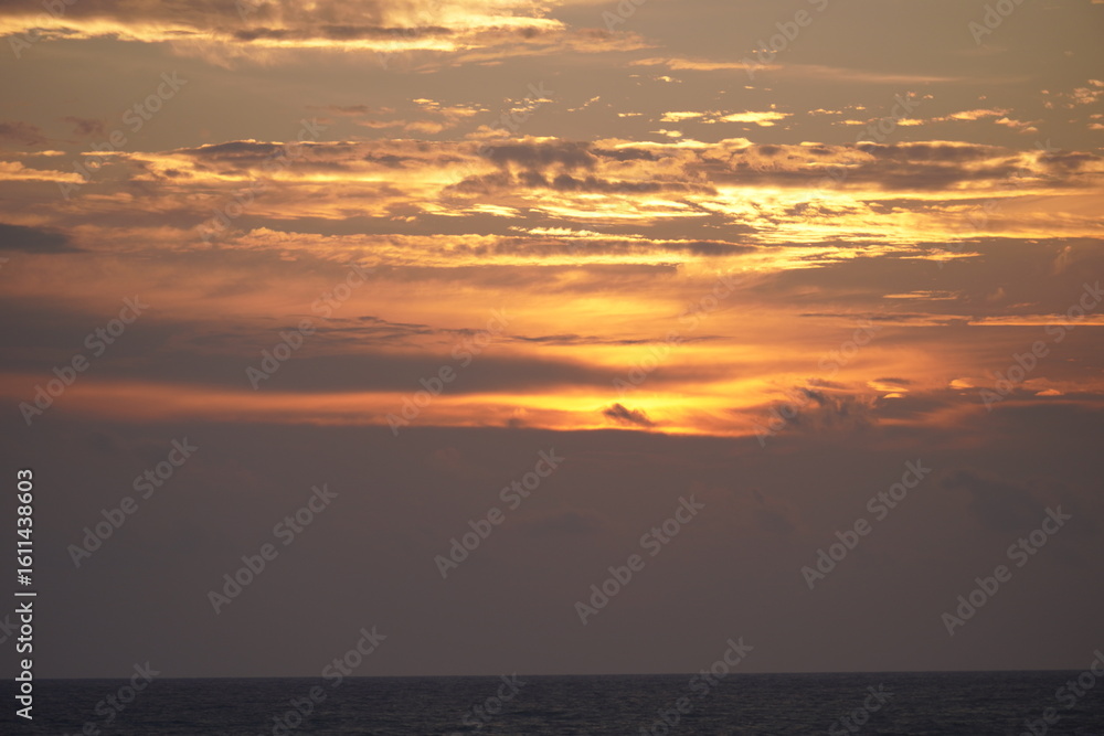 Fototapeta premium Sunset at Kanyakumari