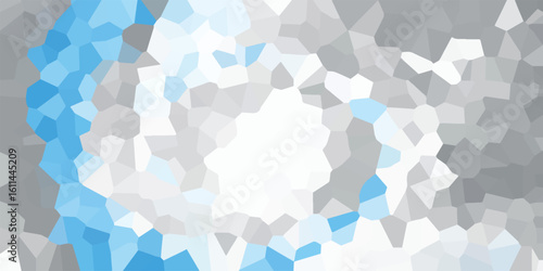 Abstract polygonal mosaic with light blue and grey tones a modern graphic design element