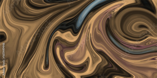 Abstract swirling pattern with flowing lines and textures in earth tone colors offering a modern organic feel for a versatile design background.